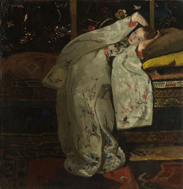 Meisje in witte kimono, George Hendrik Breitner, 1894